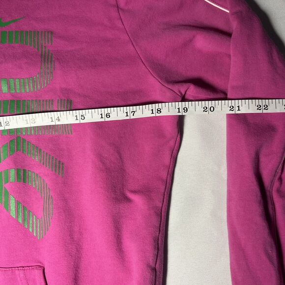 Nike Girls Pink Track Jacket Youth L (12-14) Logo Full Zip Y2K Retro Vintage - Picture 7 of 8